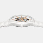 True Round Unisex Automatic White Dial Analog Ceramic Watch R27115012