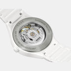 True Round Unisex Automatic White Dial Analog Ceramic Watch R27115022