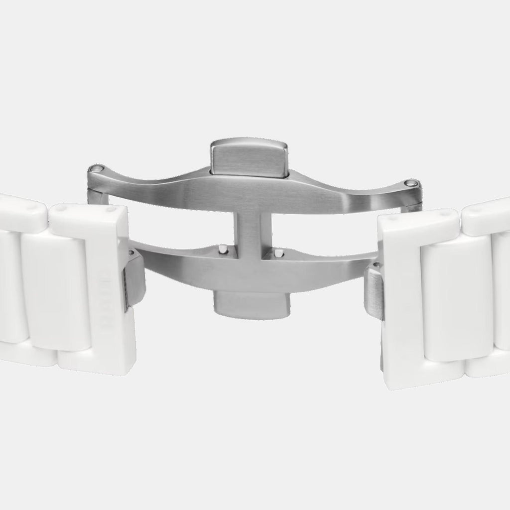 True Round Unisex Automatic White Dial Analog Ceramic Watch R27115022