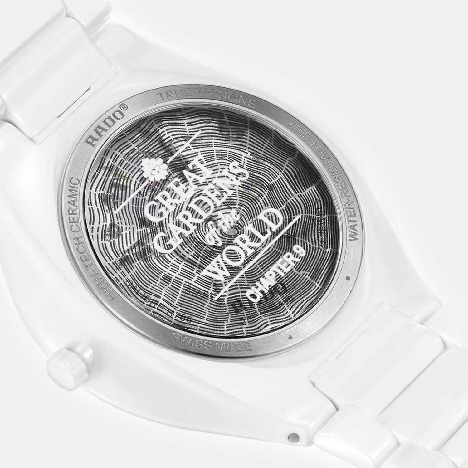 True Round Thinline X Great Gardens of the World Men Quartz White MOP Dial Ceramic Watch R27118902