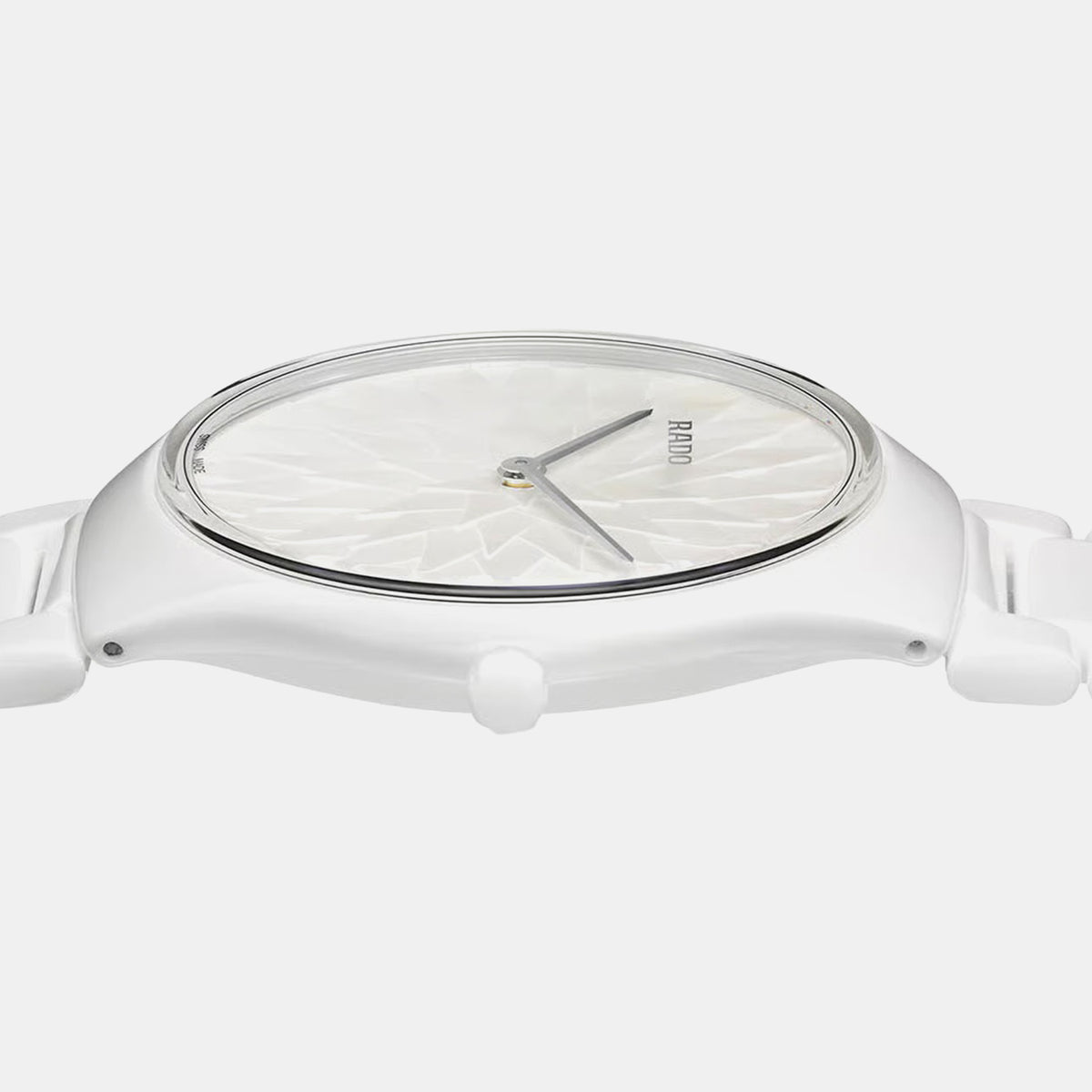 True Round Women Automatic Mother Of Pearl Dial Analog Ceramic Watch R27118902