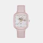 True Square Women Automatic White Dial Analog Leather Watch R27123905