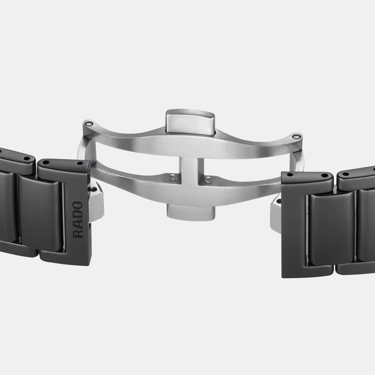 True Square Unisex Automatic Black Dial Analog Ceramic Watch R27174712