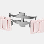True Round Open Heart Limited Edition Women Automatic Pink Dial Analog Ceramic Watch R27183012