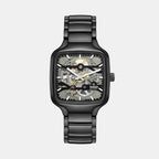 True Square Unisex Automatic Grey Dial Analog Ceramic Watch R27197152