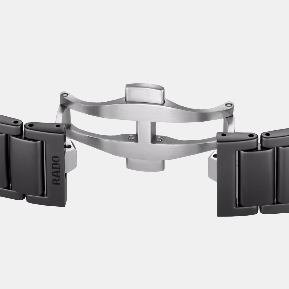 True Square Unisex Automatic Grey Dial Analog Ceramic Watch R27197152
