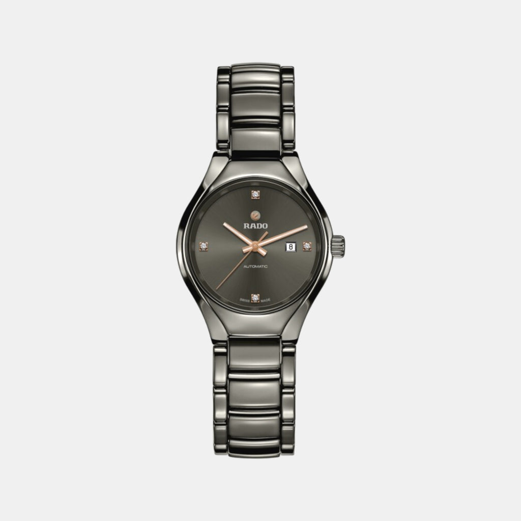 True Round Women Automatic Grey Dial Analog Ceramic Watch R27243712