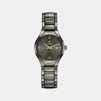 True Round Women Automatic Grey Dial Analog Ceramic Watch R27243712