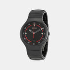 Men Quartz Black Dial Analog Ceramic Watch R27677152