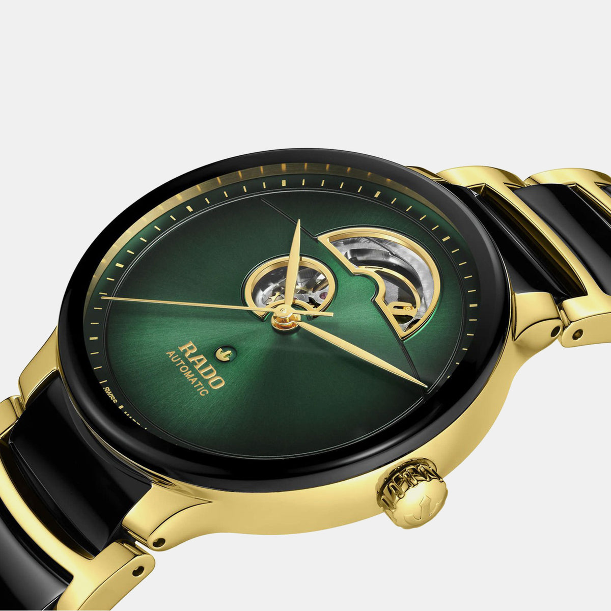 Centrix Unisex Automatic Green Dial Analog Ceramic Watch R30008302
