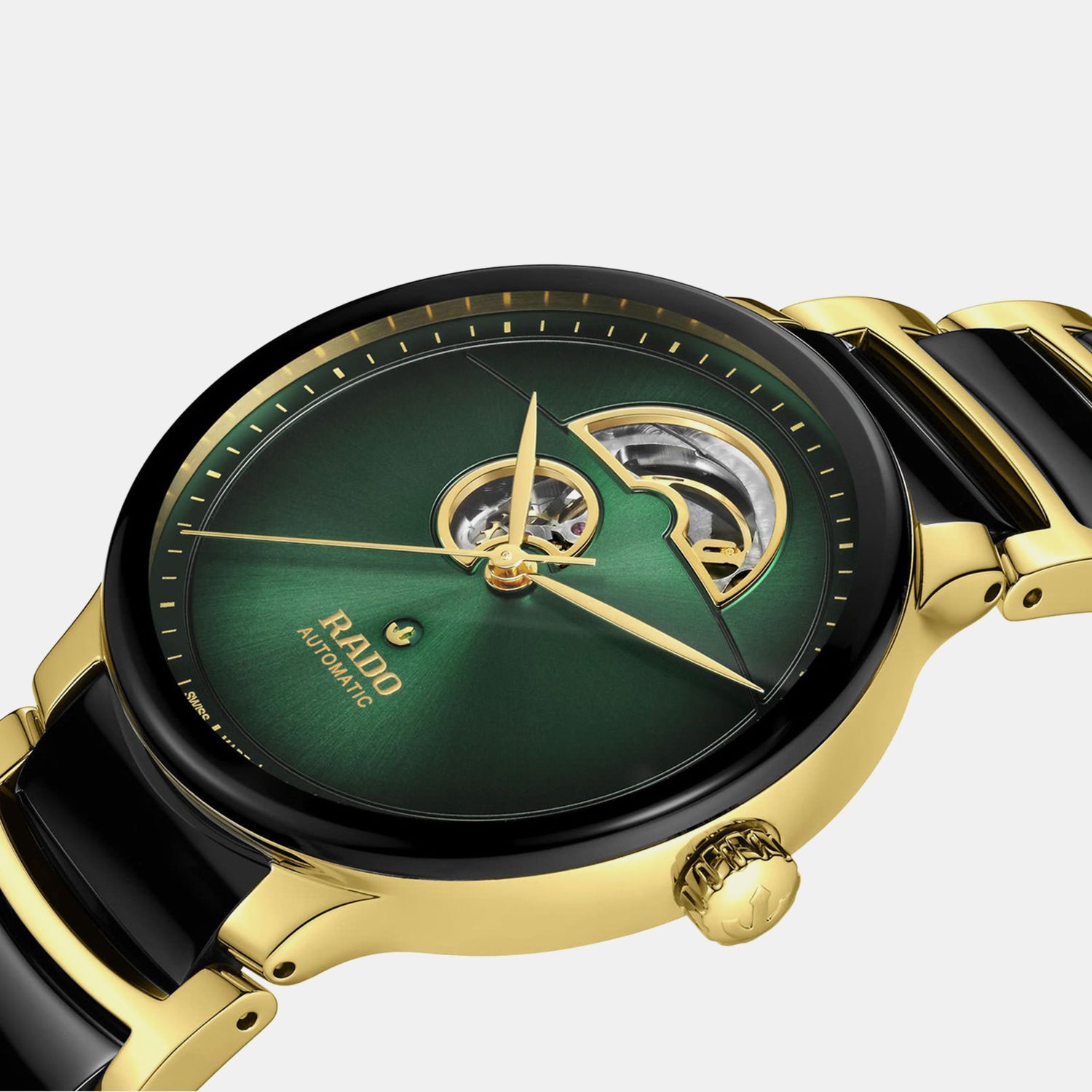 Centrix Unisex Automatic Green Dial Analog Ceramic Watch R30008302