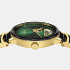 Centrix Unisex Automatic Green Dial Analog Ceramic Watch R30008302