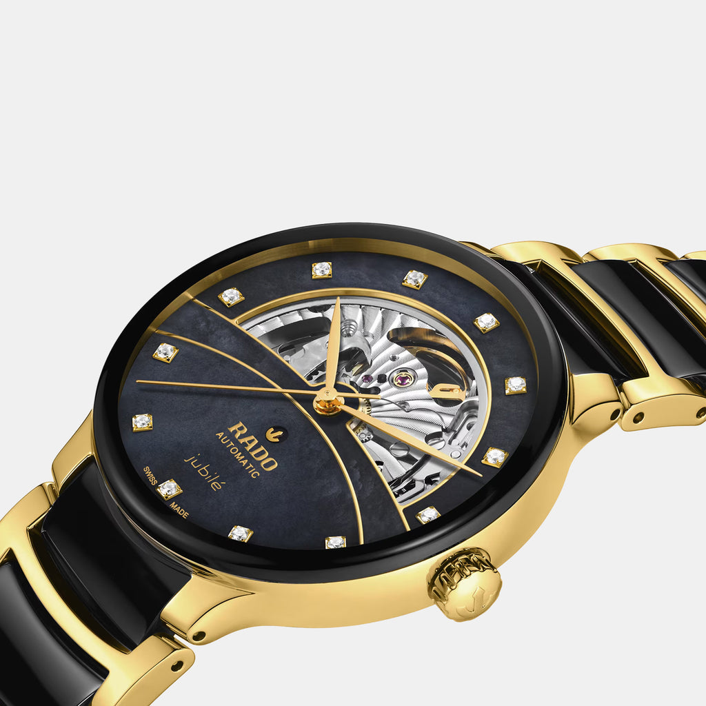 Centrix Men Automatic Black Dial Analog Titanium Watch R30008902