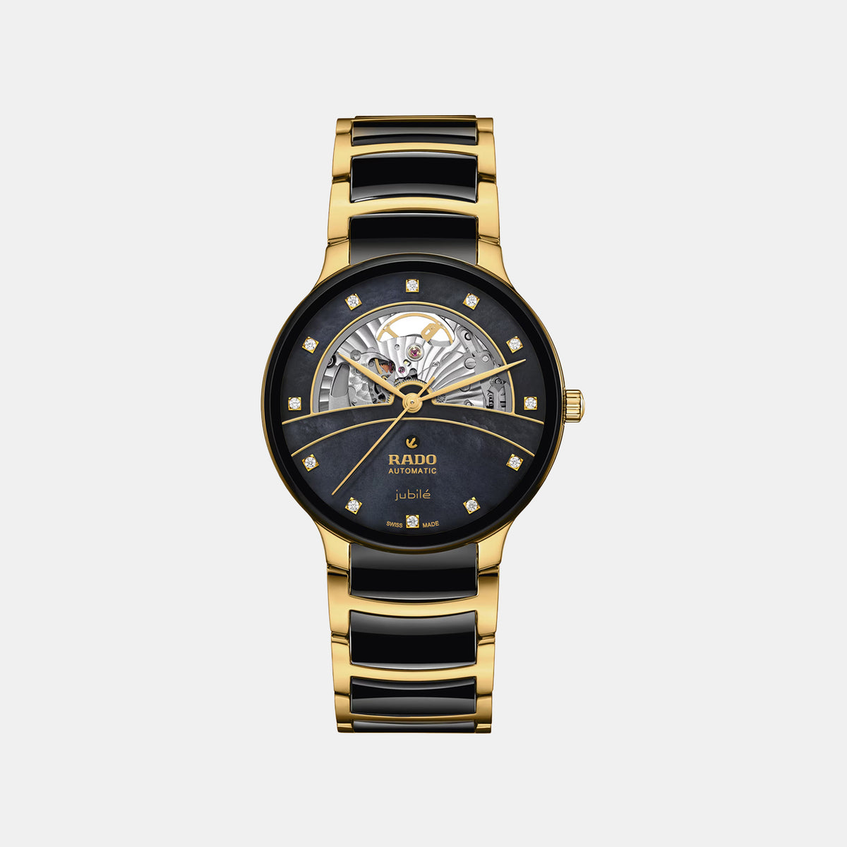 Centrix Men Automatic Black Dial Analog Titanium Watch R30008902
