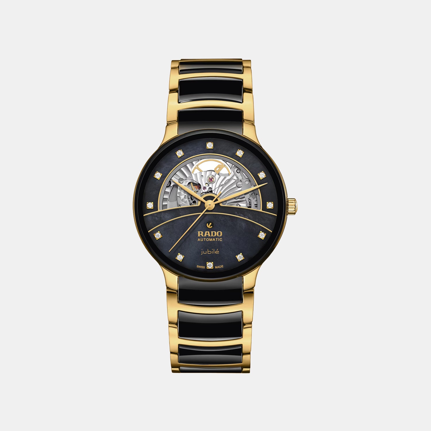 Centrix Men Automatic Black Dial Analog Titanium Watch R30008902