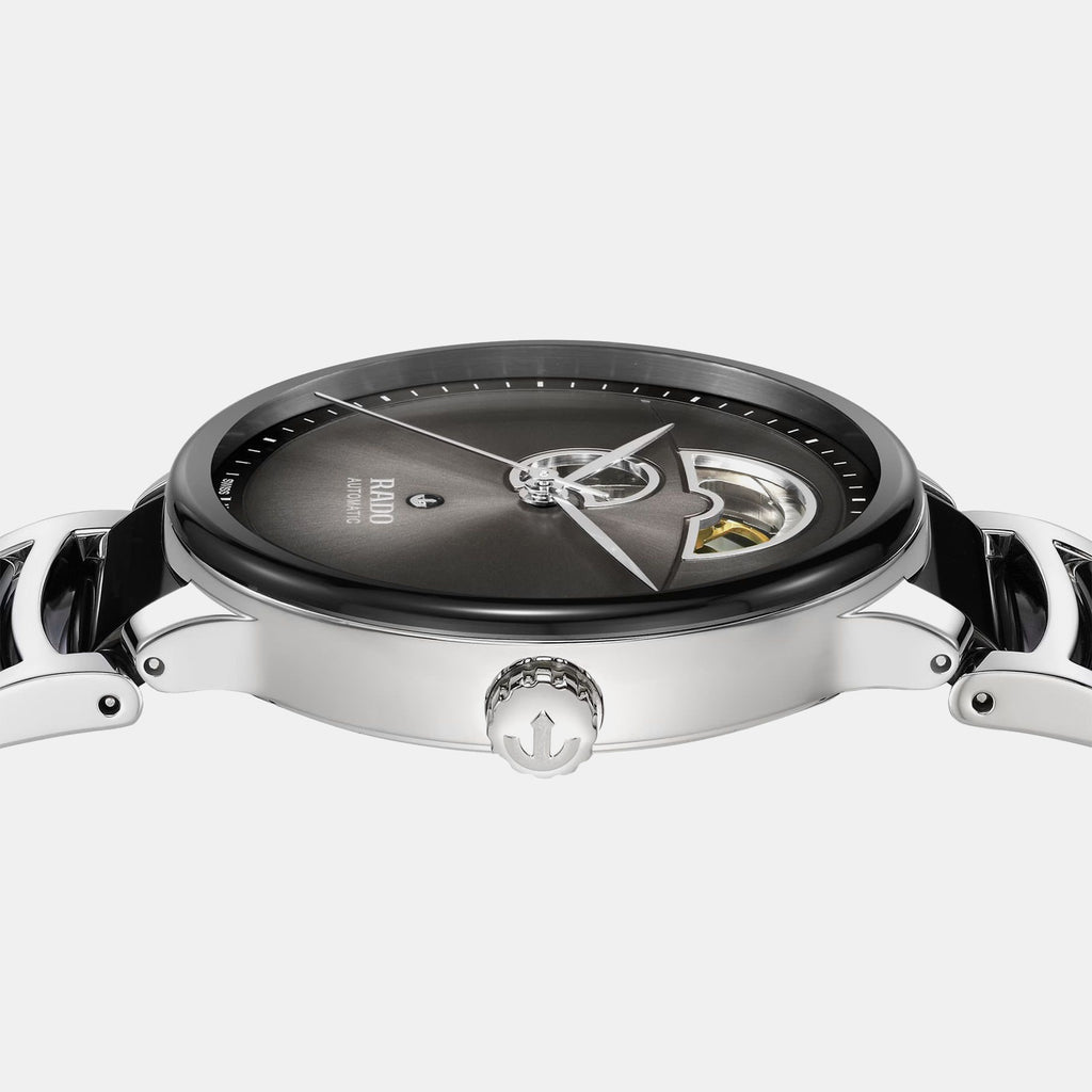 Centrix Men Automatic Black Dial Analog Ceramic Watch R30012152