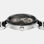 Centrix Men Automatic Black Dial Analog Ceramic Watch R30012152