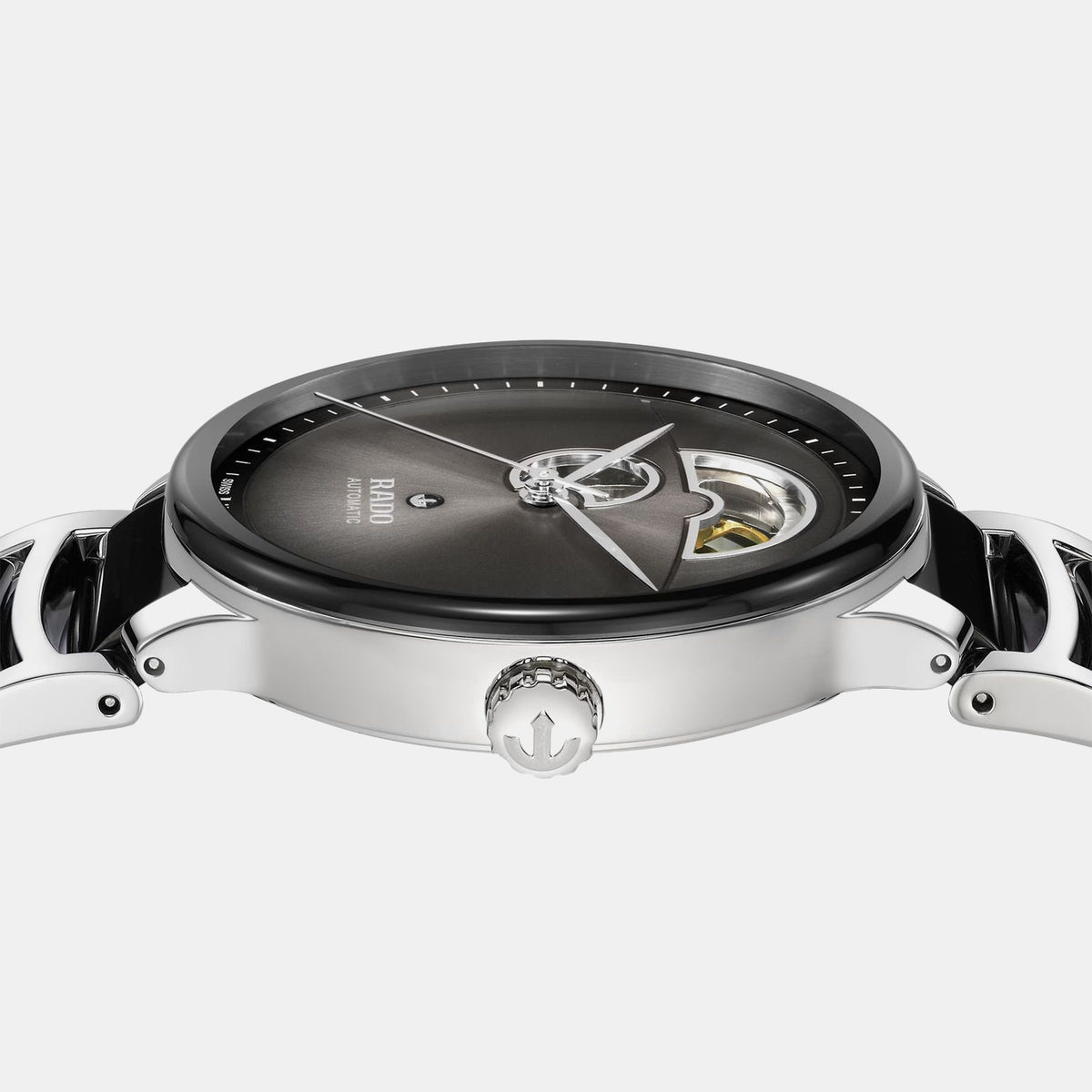 Centrix Unisex Automatic Black Dial Analog Ceramic Watch R30012152