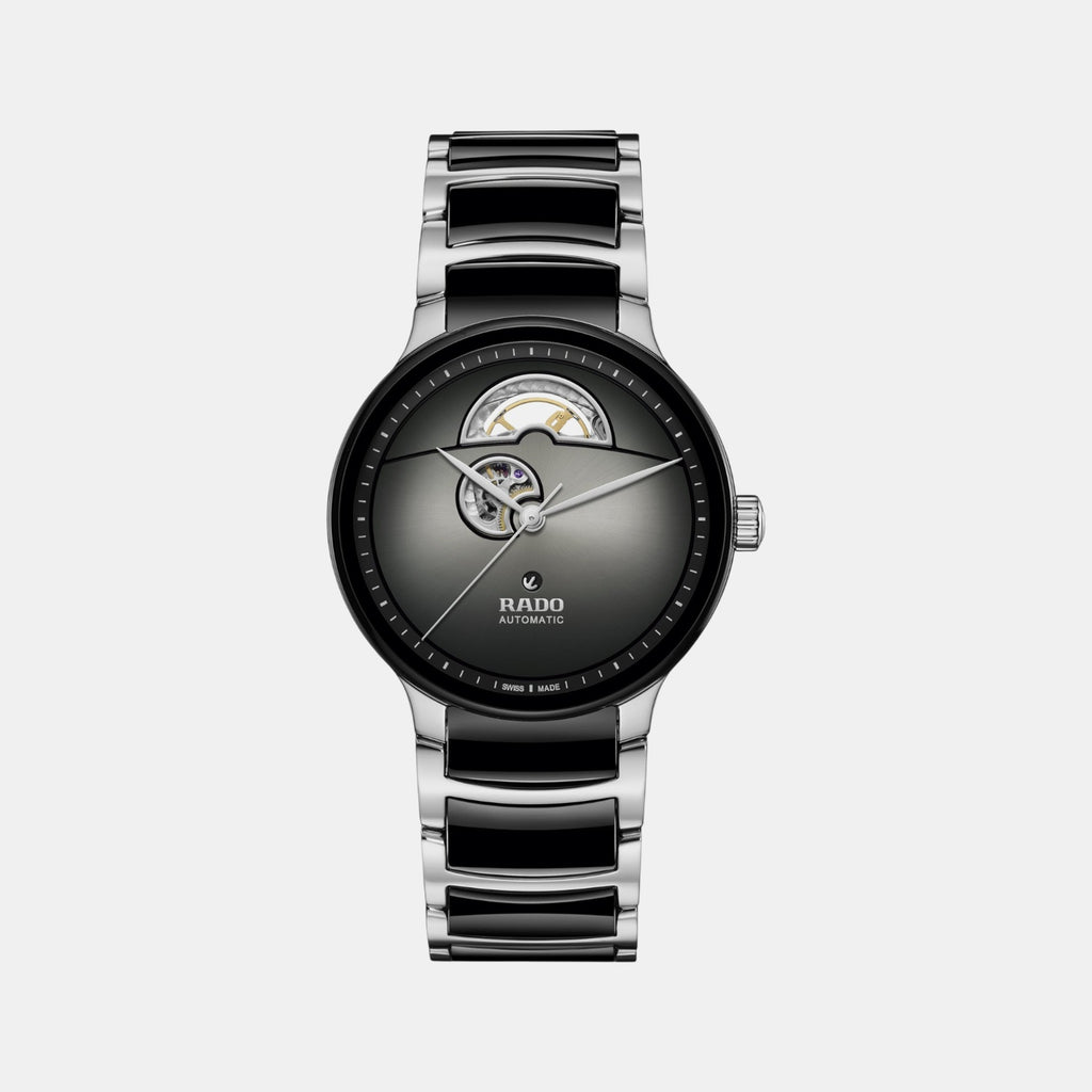 Centrix Men Automatic Black Dial Analog Ceramic Watch R30012152