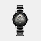 Centrix Men Automatic Black Dial Analog Ceramic Watch R30012152