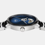 Centrix Men Automatic Blue Dial Analog Ceramic Watch R30012202