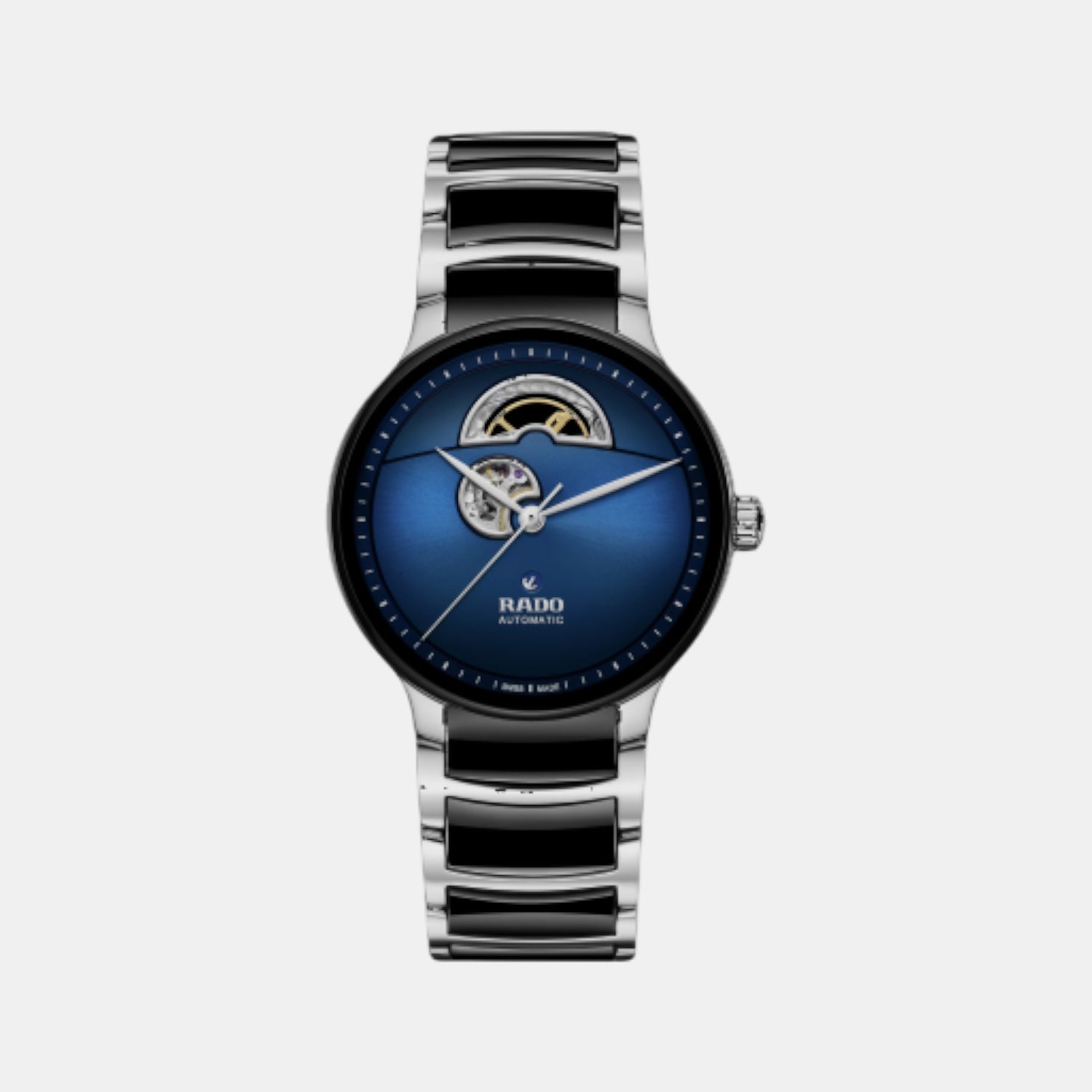 Centrix Men Automatic Blue Dial Analog Ceramic Watch R30012202