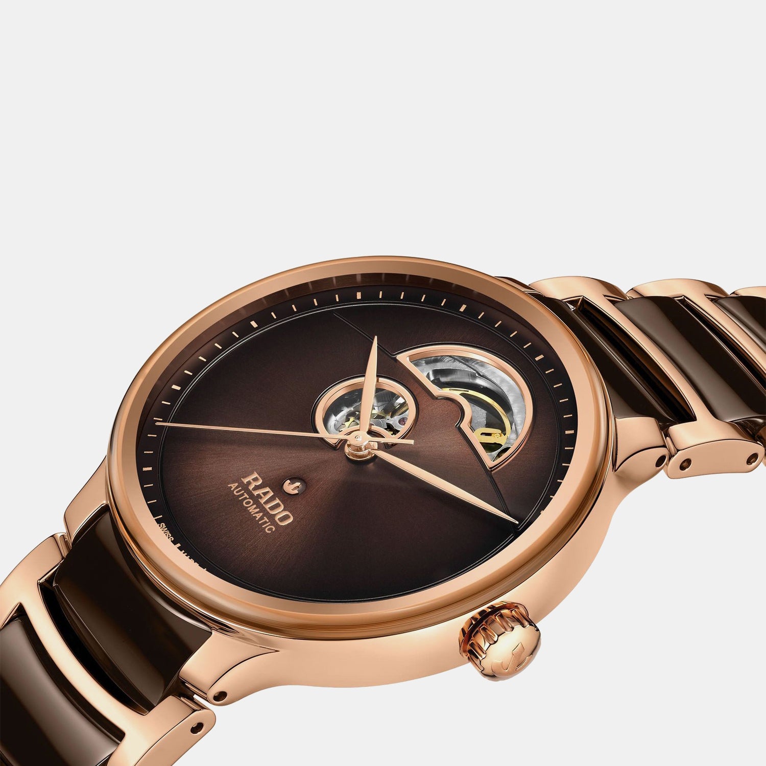 Centrix Men Automatic Brown Dial Analog Ceramic Watch R30013302