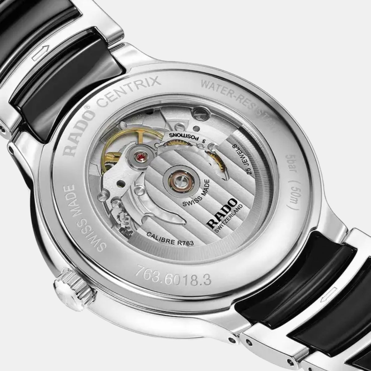 Centrix Unisex Automatic Black Dial Analog Ceramic Watch R30018742
