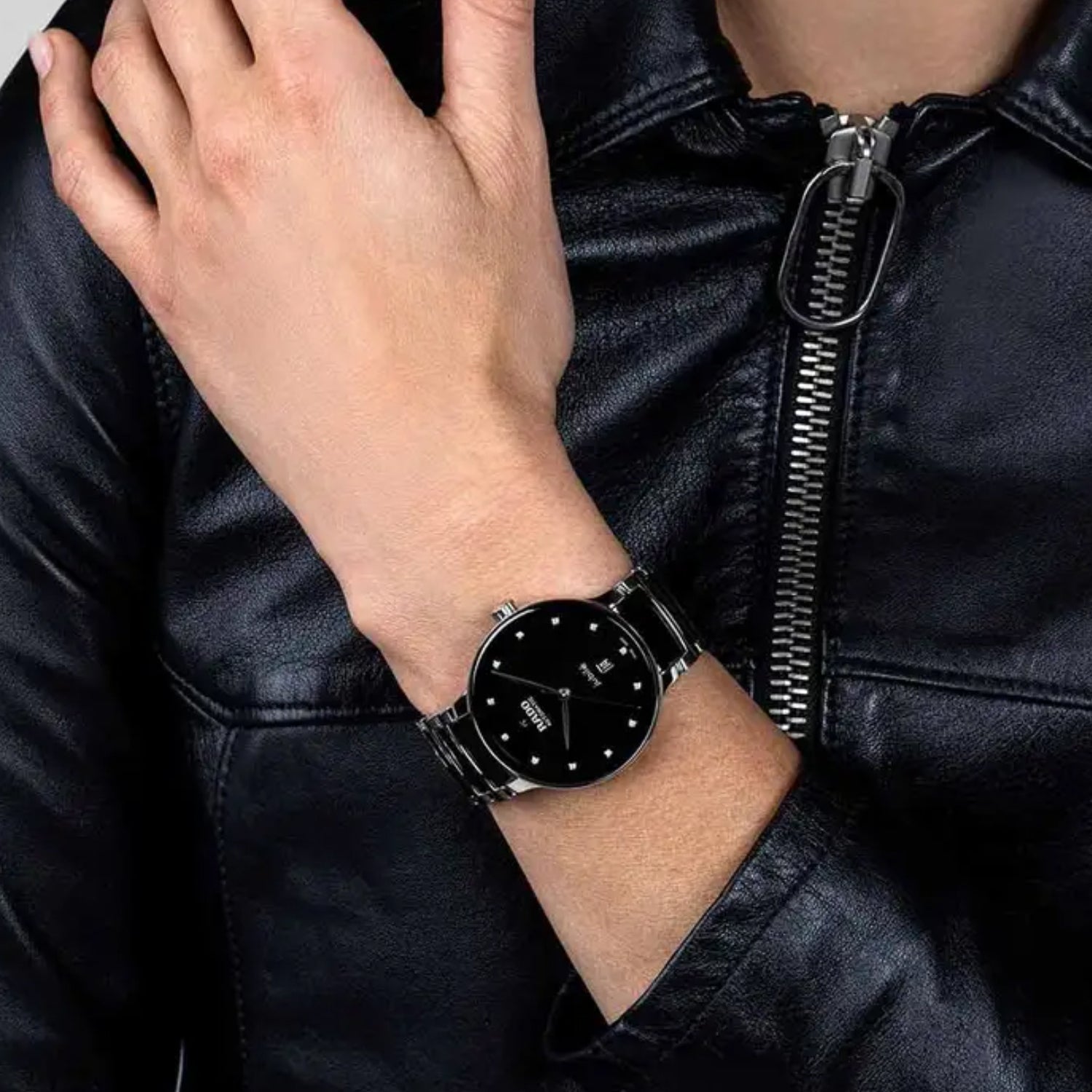 Centrix Unisex Automatic Black Dial Analog Ceramic Watch R30018742