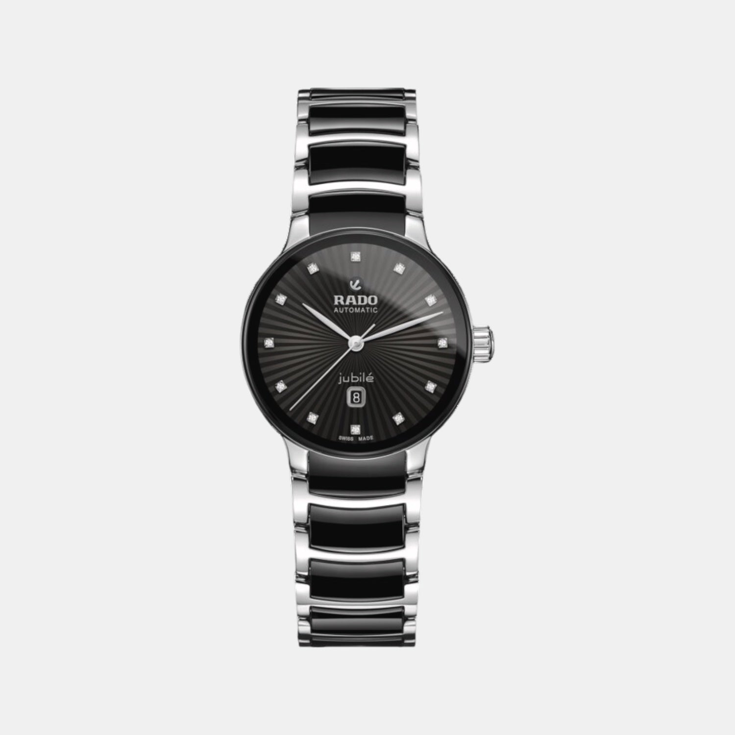 Centrix Women Automatic Black Dial Analog Ceramic Watch R30020742