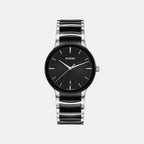 Centrix Unisex Quartz Black Dial Analog Ceramic Watch R30021152