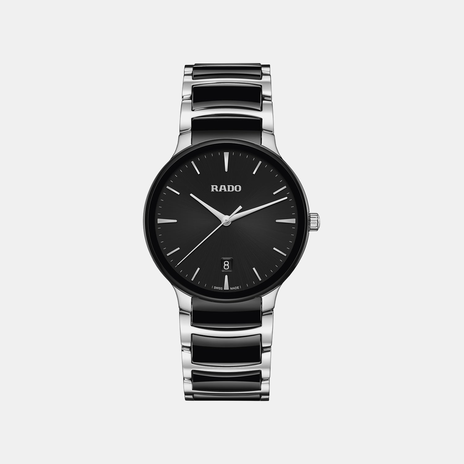 Centrix Unisex Quartz Black Dial Analog Ceramic Watch R30021152