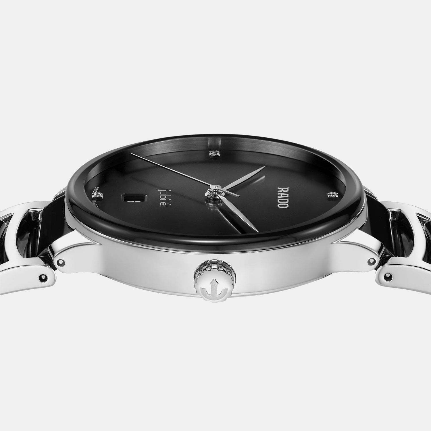 Centrix Unisex Quartz Black Dial Analog Ceramic Watch R30021712