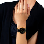 Centrix Unisex Quartz Black Dial Chronograph Ceramic Watch R30022152