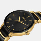 Centrix Unisex Quartz Black Dial Chronograph Ceramic Watch R30022152