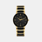 Centrix Unisex Quartz Black Dial Chronograph Ceramic Watch R30022152