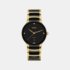 Centrix Unisex Quartz Black Dial Analog Ceramic Watch R30022712