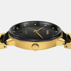 Centrix Unisex Quartz Black Dial Analog Ceramic Watch R30022742