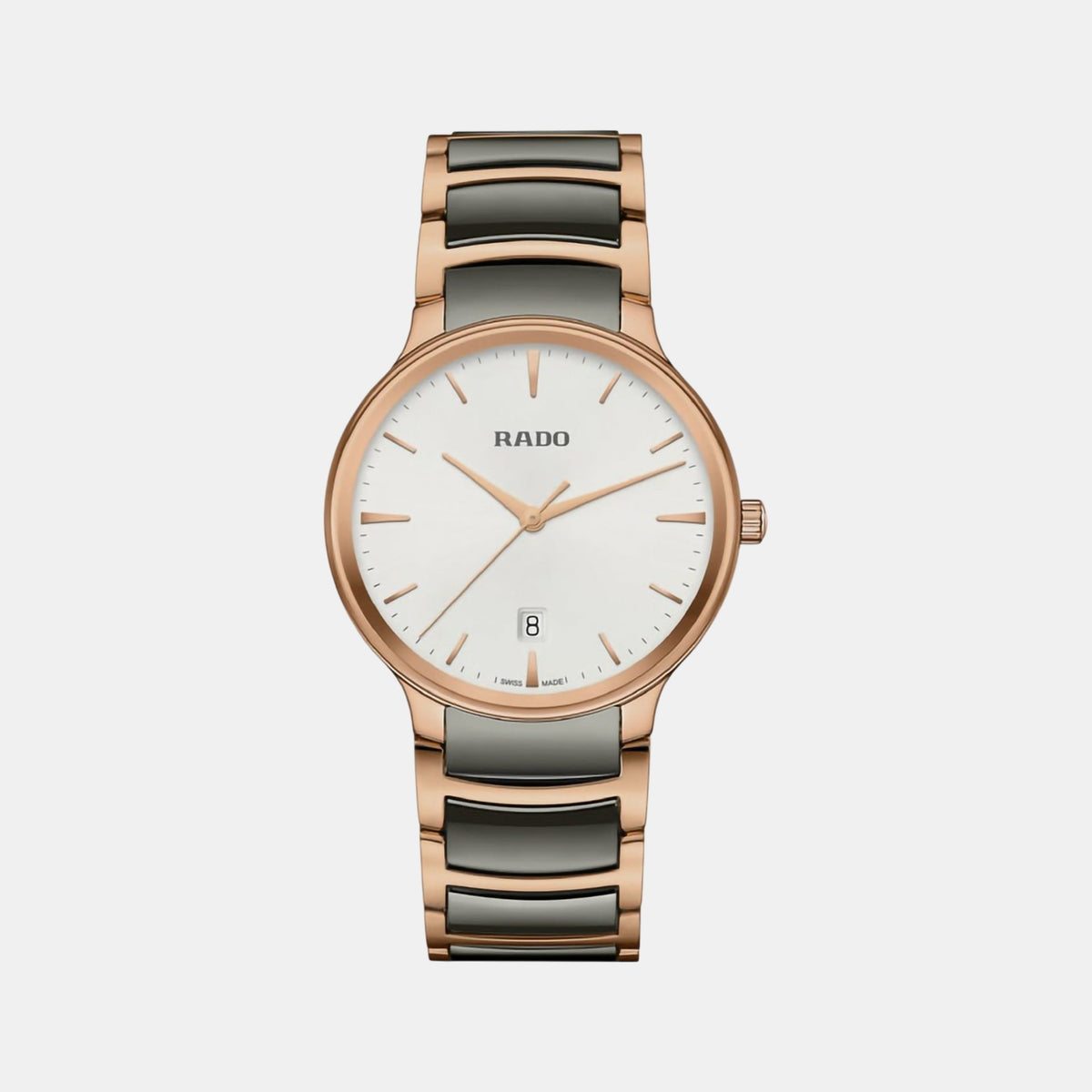Centrix Unisex Quartz Silver Dial Analog Ceramic Watch R30023012