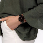 Centrix Unisex Quartz Brown Dial Analog Ceramic Watch R30023712