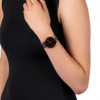Centrix Unisex Quartz Brown Dial Analog Ceramic Watch R30023732