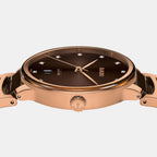 Centrix Unisex Quartz Brown Dial Analog Ceramic Watch R30023732