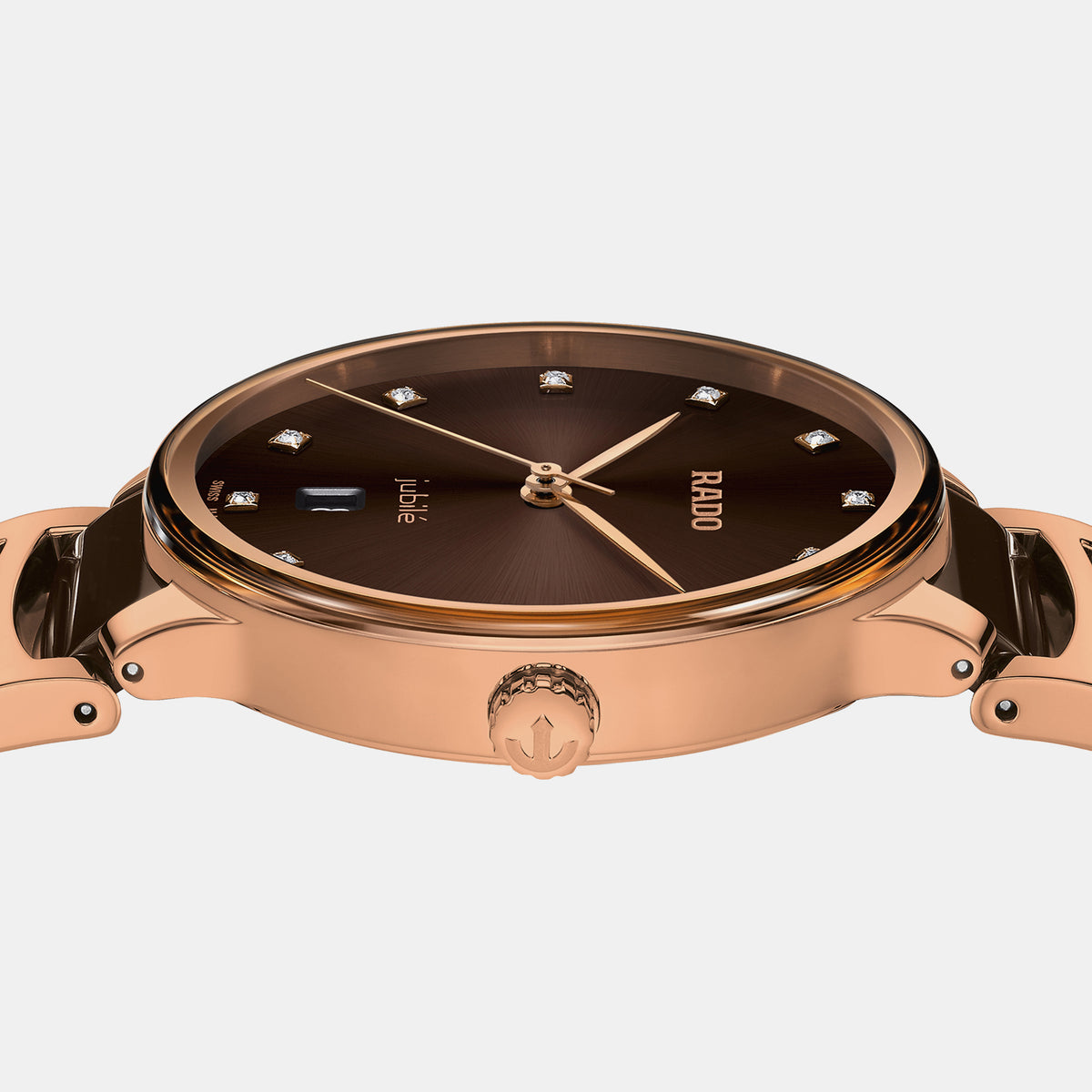 Centrix Unisex Quartz Brown Dial Analog Ceramic Watch R30023732
