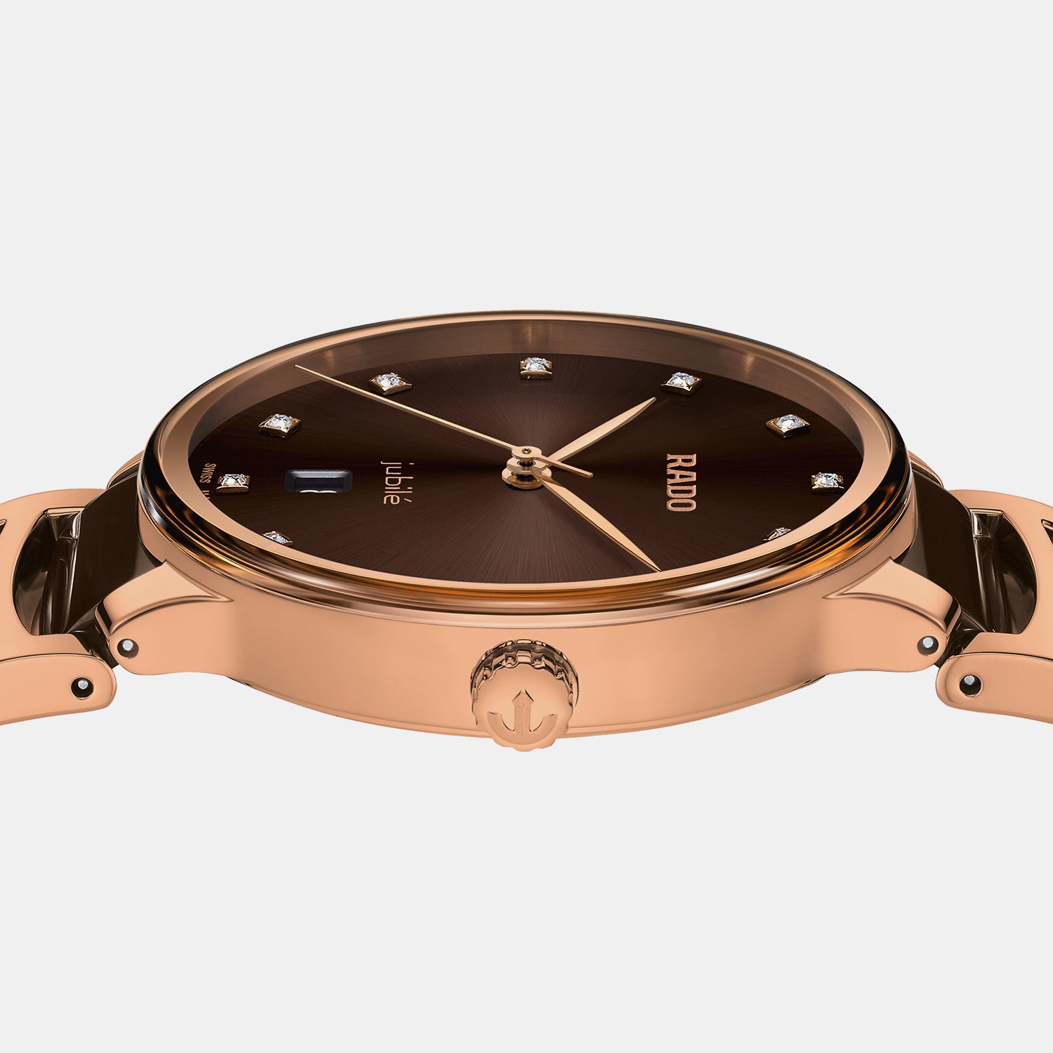 Centrix Unisex Quartz Brown Dial Analog Ceramic Watch R30023732