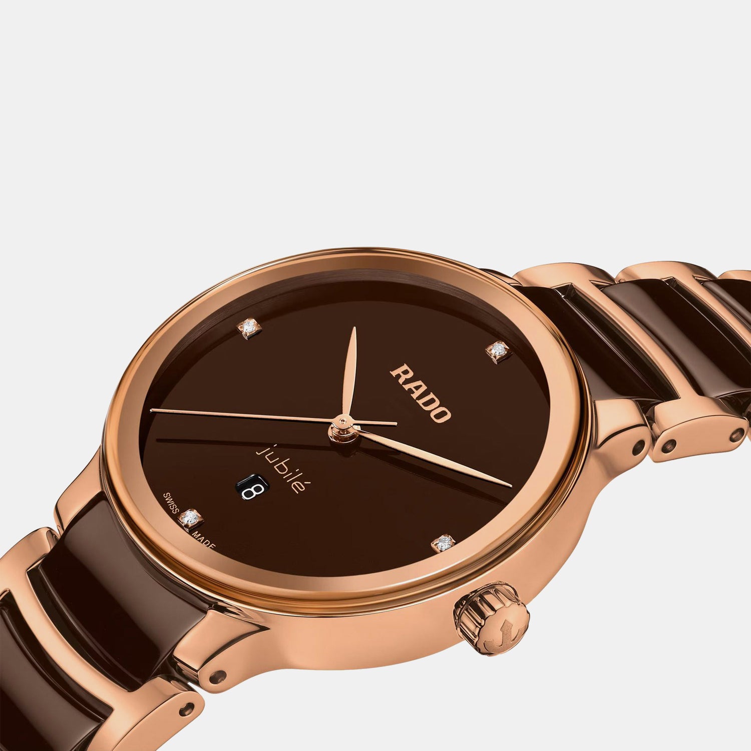 Centrix Women Quartz Brown Dial Analog Ceramic Watch R30024712