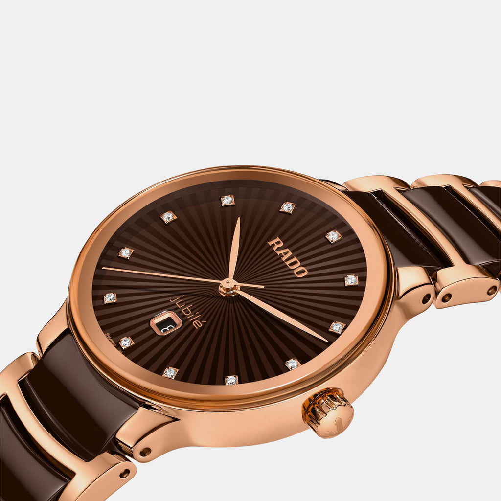 Centrix Women Quartz Brown Dial Analog Ceramic Watch R30024732