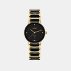 Centrix Women Quartz Black Dial Analog Ceramic Watch R30025712
