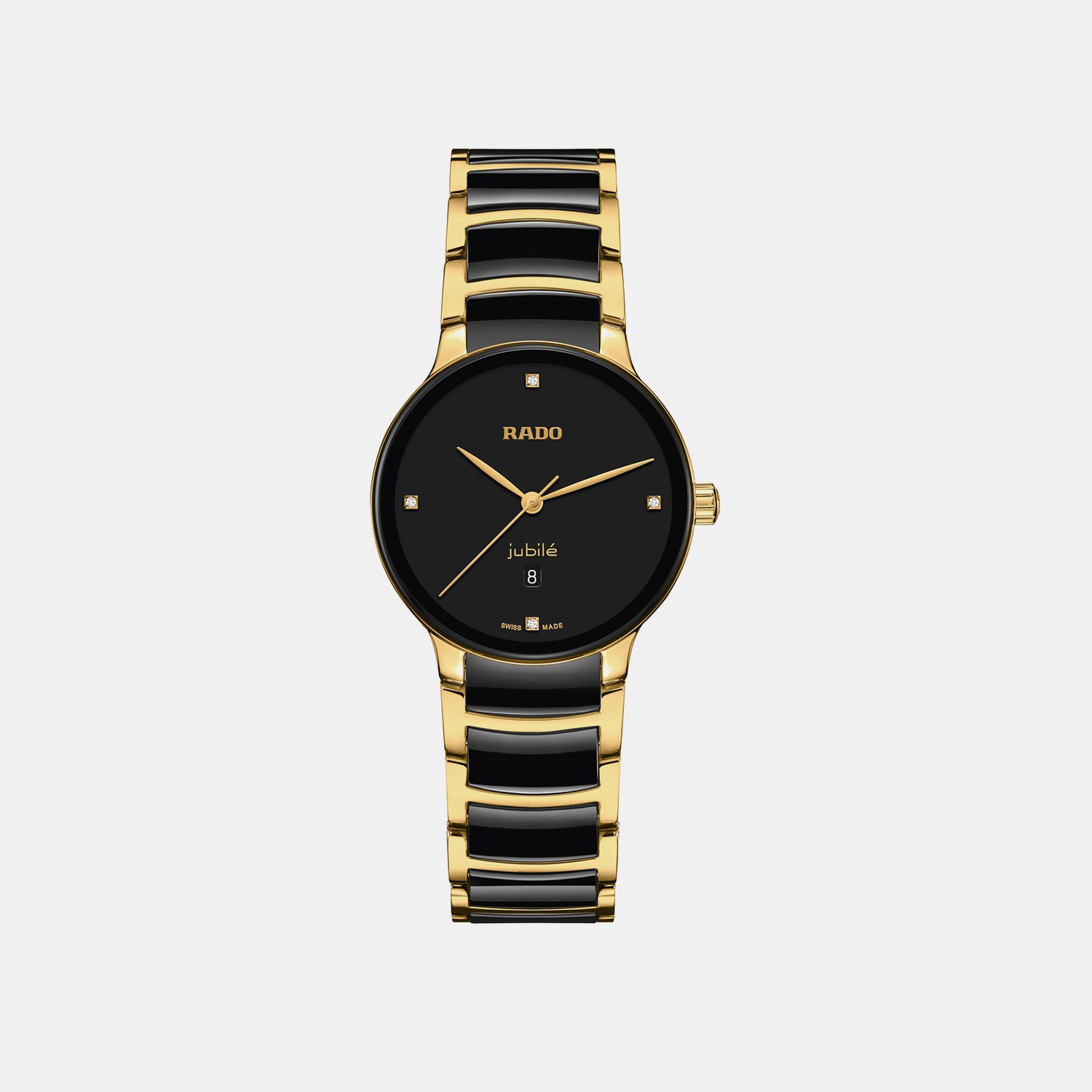 Centrix Women Quartz Black Dial Analog Ceramic Watch R30025712