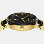 Centrix Women Quartz Black Dial Analog Ceramic Watch R30025742