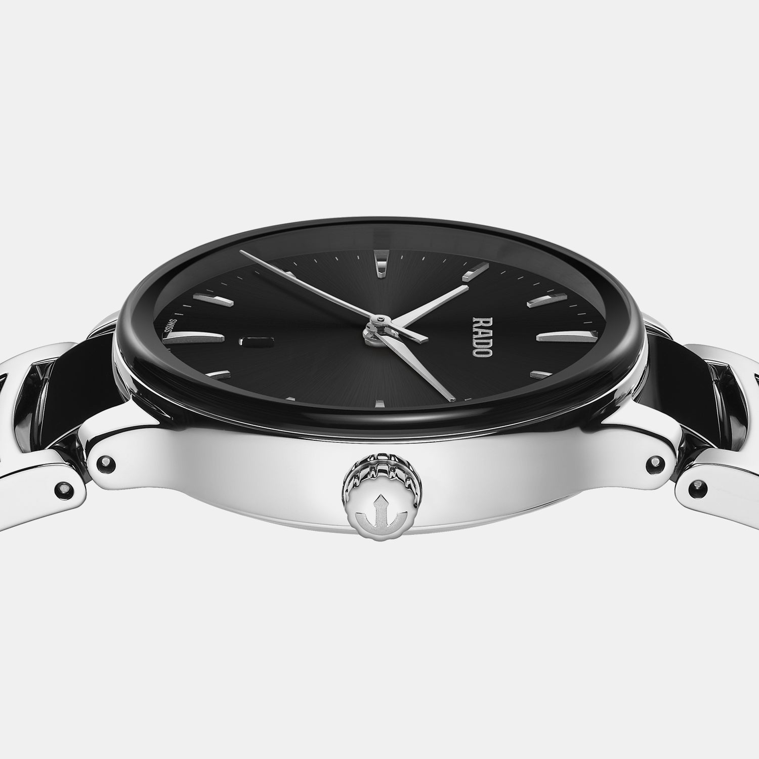 Centrix Women Quartz Black Dial Analog Ceramic Watch R30026152